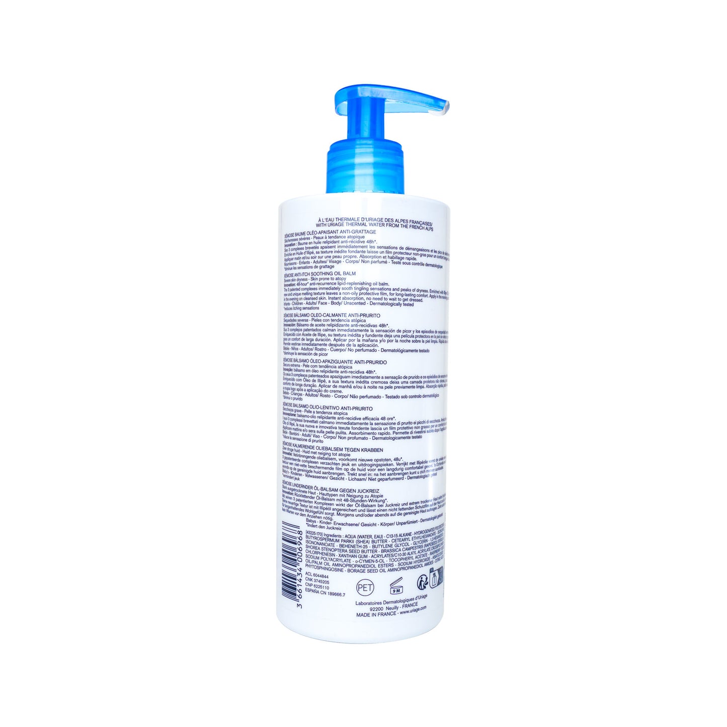 Uriage Xemose Anti-Itch Soothing Oil Balm 500Ml