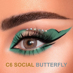 Eyecandy C6 Social Butterfly Hazelgrey 3-Month Lense 2s