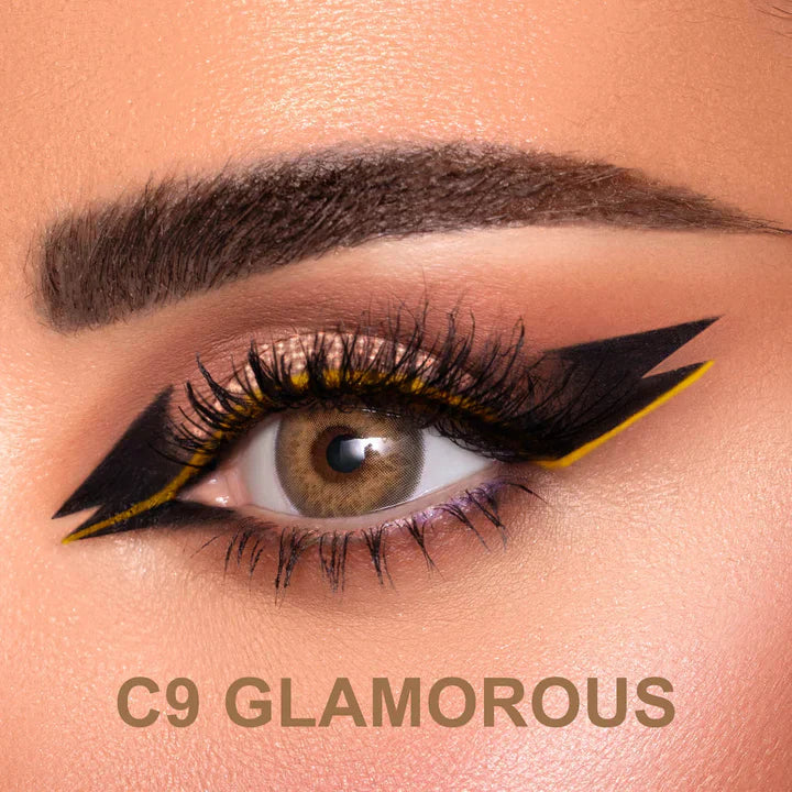 Eyecandy C9 Glamorous Gold Hazel 3-Month Lense 2s