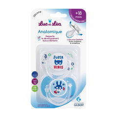 Lel 635315 Soother Silicone Super Heros +18M 2S