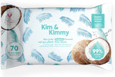 Kim & Kimmy Organic Coconut Water Baby Wipes – 70pcs