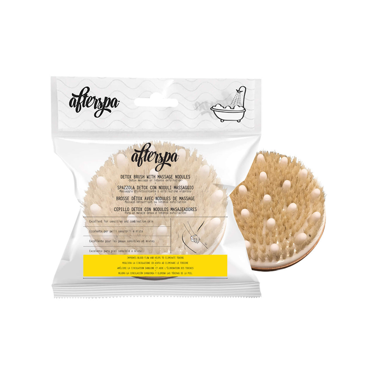فرشاة التدليك وإزالة السموم من Afterspa