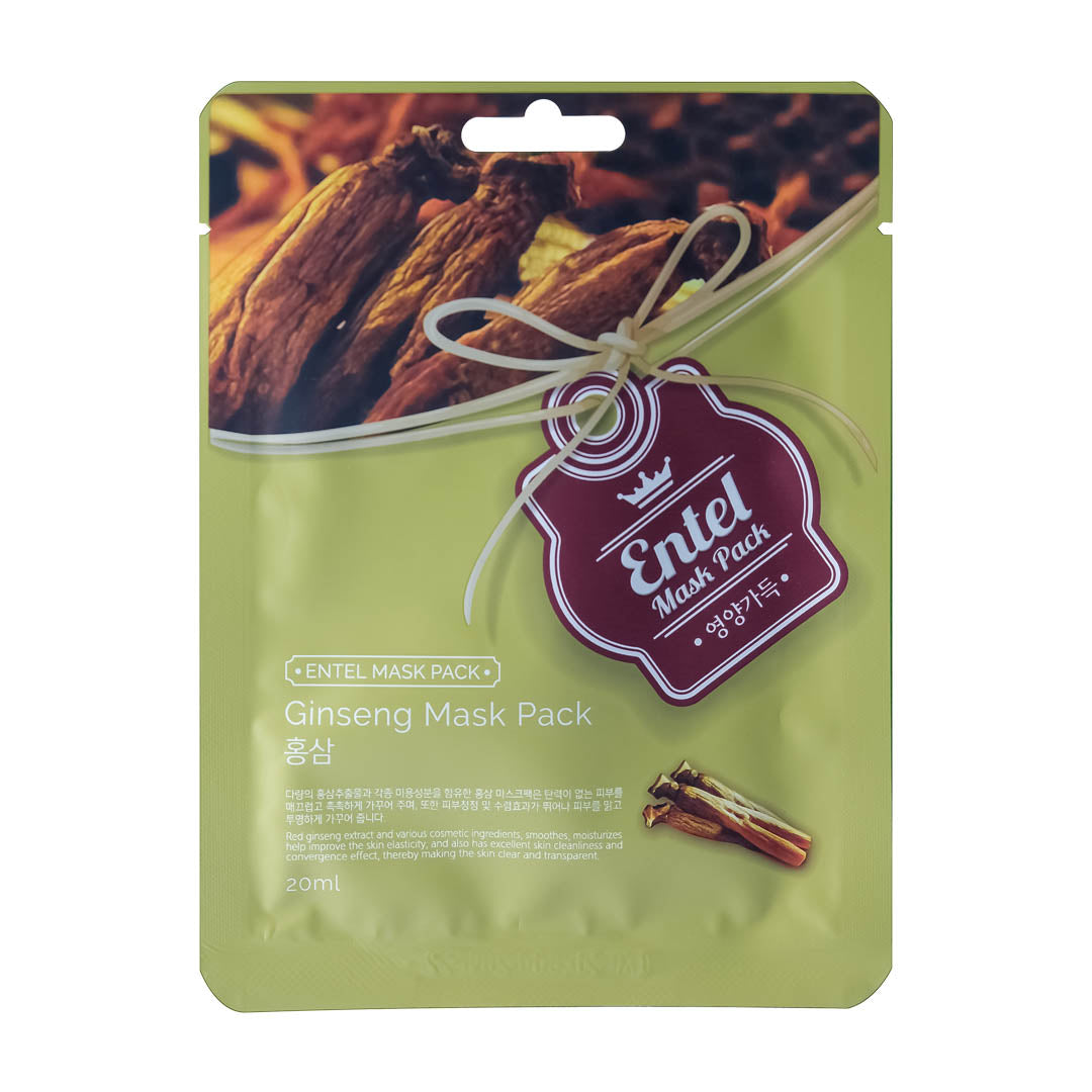 حزمة قناع الوجه من إنتل جينسنغ الأحمر