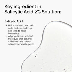 The Ordinary Salicylic Acid 2% Face Serum – BHA Exfoliant for Acne-Prone Skin, Blackheads & Visible Pores (30ml)