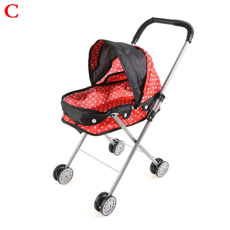Baby Doll Stroller Applicable for 9-12inch Dolls or 25-30CM Baby Dolls Kids Girl