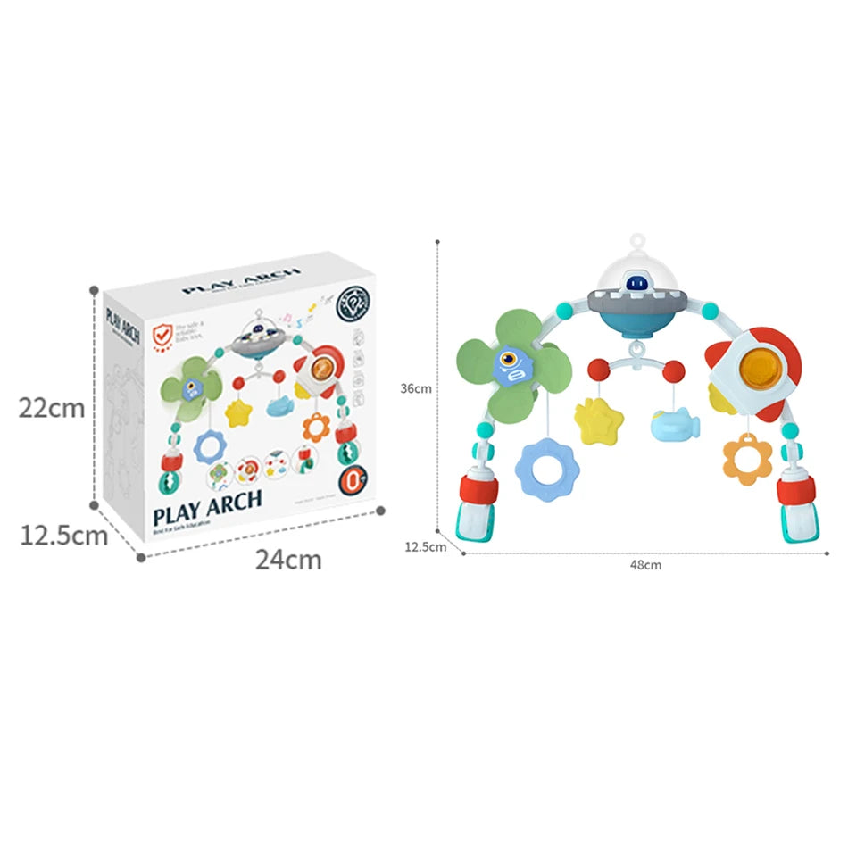 Baby Stroller Arch Toys Bouncer Toy Pram Activity Arch Toys Fine Motor Skills Toys Sensory Development Arch Baby Car Seat Toys