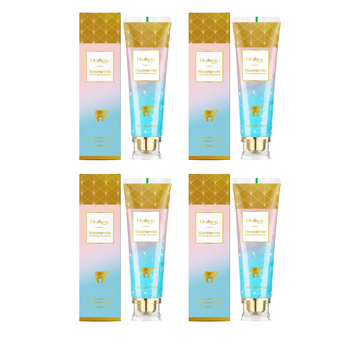 Easy Life Store Niacinamide Whitening Toothpaste Remove Yellow Teeth Smoke Stains Improve Oral Smell Breath Fresh Tooth Bleaching Care Product - Buy Online in UAE | Easy Life Store