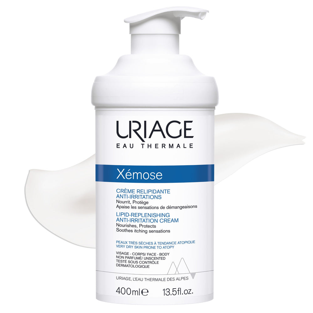 Uriage Xémose Cream 400ml | Lipid‑Replenishing Moisturizer