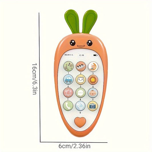 Baby Phone Toys Bilingual Telephone Teether Music Voice Toy Early Educational Learning Machine Electronic Children Gift Baby Toy Christmas/Halloween/Thanksgiving Day Christmas Halloween Thanksgiving Gifts