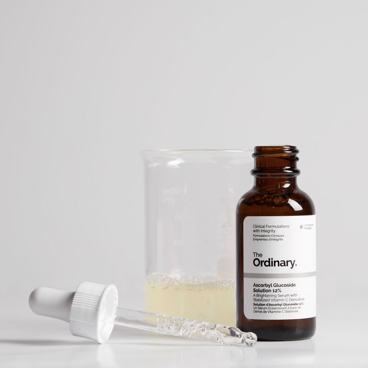 The Ordinary Ascorbyl Glucoside Solution 12% β Brightening Vitamin C Serum for Dull, Uneven Skin (30ml)