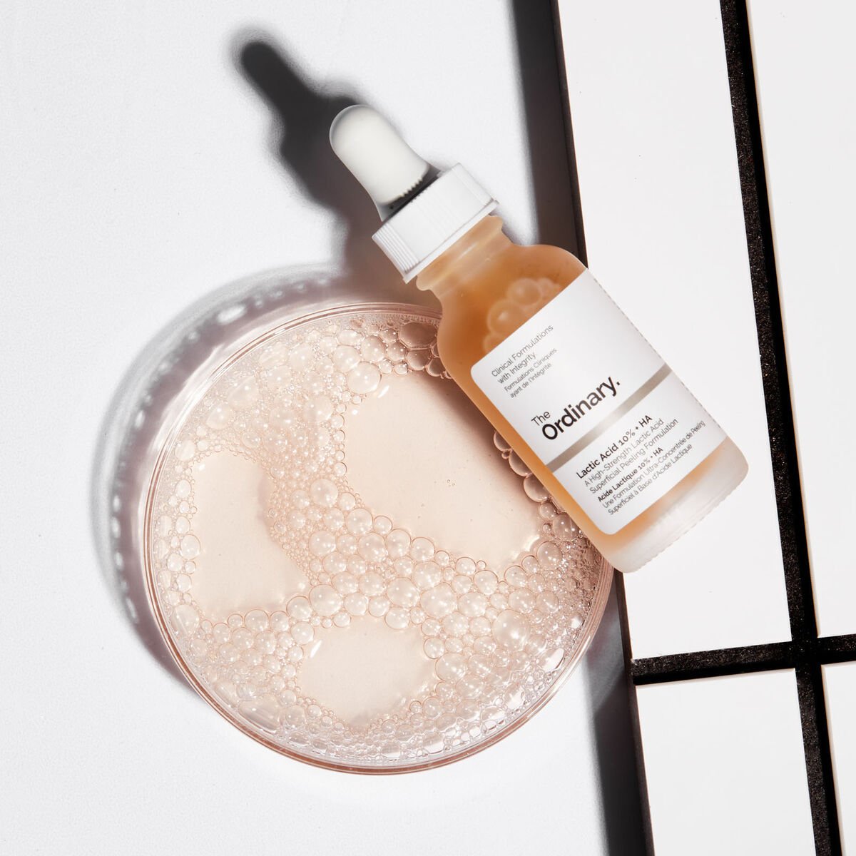 The Ordinary Lactic Acid 10% + HA Exfoliating Serum β Smoother Texture & Glow for Normal to Dry Skin (30ml)