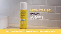 Uriage Bariesun Spf50+ Moisturizing Dry Mist 200Ml