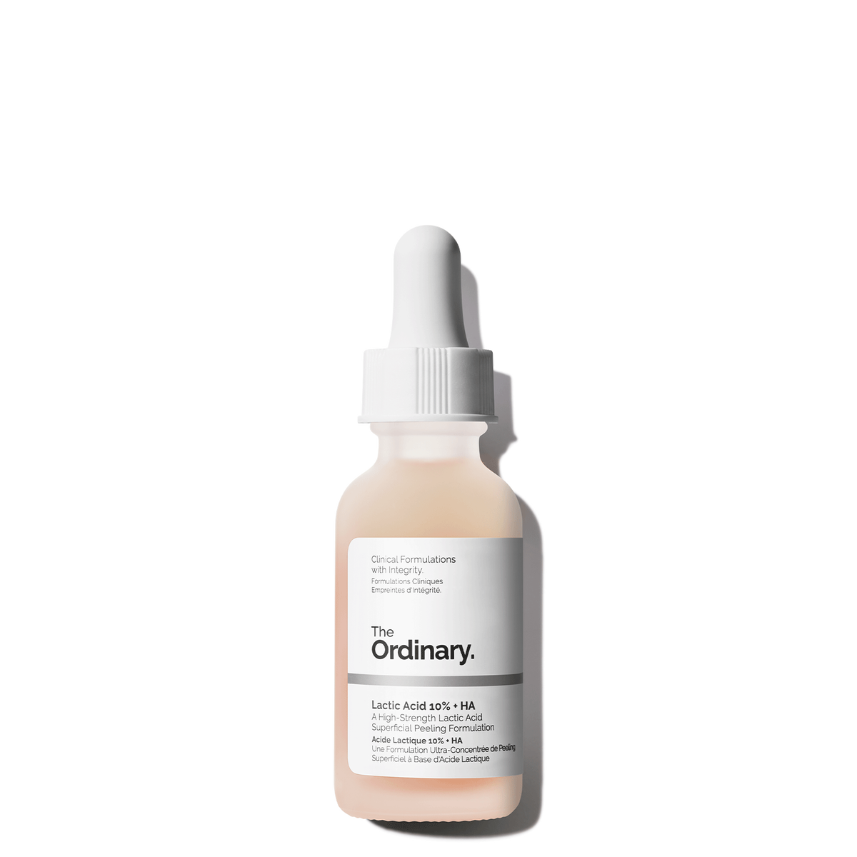 The Ordinary Lactic Acid 10% + HA Exfoliating Serum β Smoother Texture & Glow for Normal to Dry Skin (30ml)