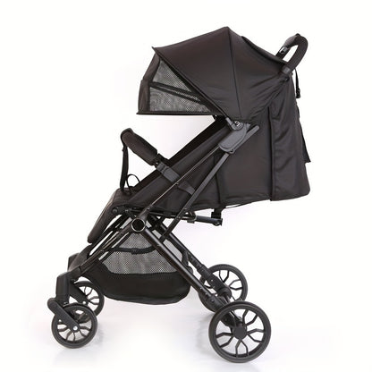 Foldable Pocket Cart, Mesh Baby Stroller, Breathable And Comfortable In Summer, Carbon Steel Frame, Baby Stroller, Wear-Resistant Wheels, As Halloween, Chrismas Gift