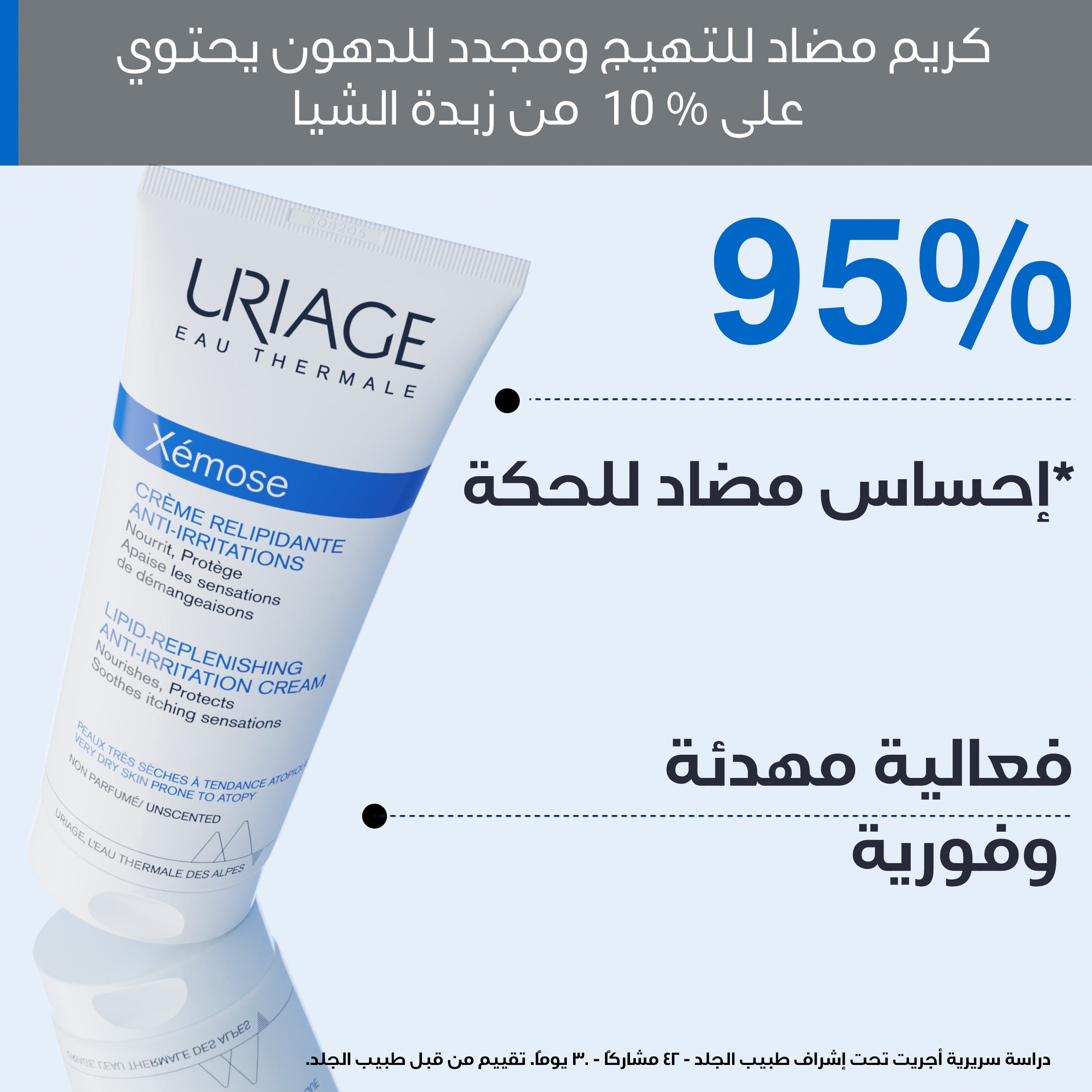 Uriage Xemose Lipid-Replenishing Anti-Irritation Anti Itch Cream 200ml