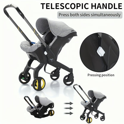 Ultra-Lightweight Folding Baby Stroller with Bag - Multi-Functional, Portable, and Compact Design for Easy Travel - Ideal for New Parents and City Living