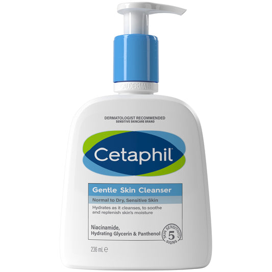 Cetaphil Gentle Skin Cleanser 236ml | Mild for Sensitive Skin