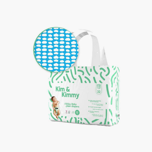 Kim & Kimmy - New Born Diapers, up to 5kg, qty 32