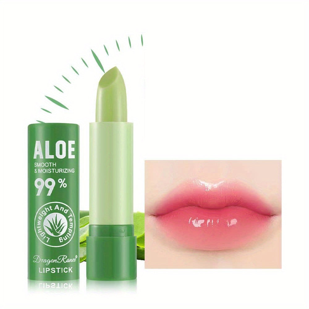 12Pcs Color Changing Lip Balm Set Box Moisturizing And Nourishing Temperature Changing Aloe Lipstick with Plant Squalane