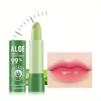 12Pcs Color Changing Lip Balm Set Box Moisturizing And Nourishing Temperature Changing Aloe Lipstick with Plant Squalane