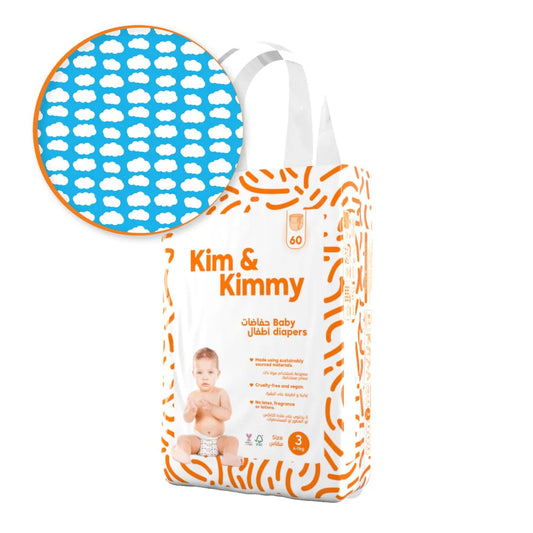 Size 3 Diapers 6–11kg | Triple Absorbent Crawling Diapers