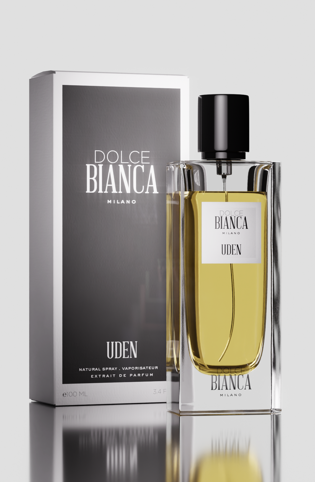 Dolce Bianca Uden Perfume 100Ml fragrance packaging view