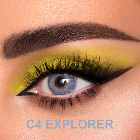 آيكاندي C4 إكسبلورر أزرق رمادي  3-شهر عدسة 2s