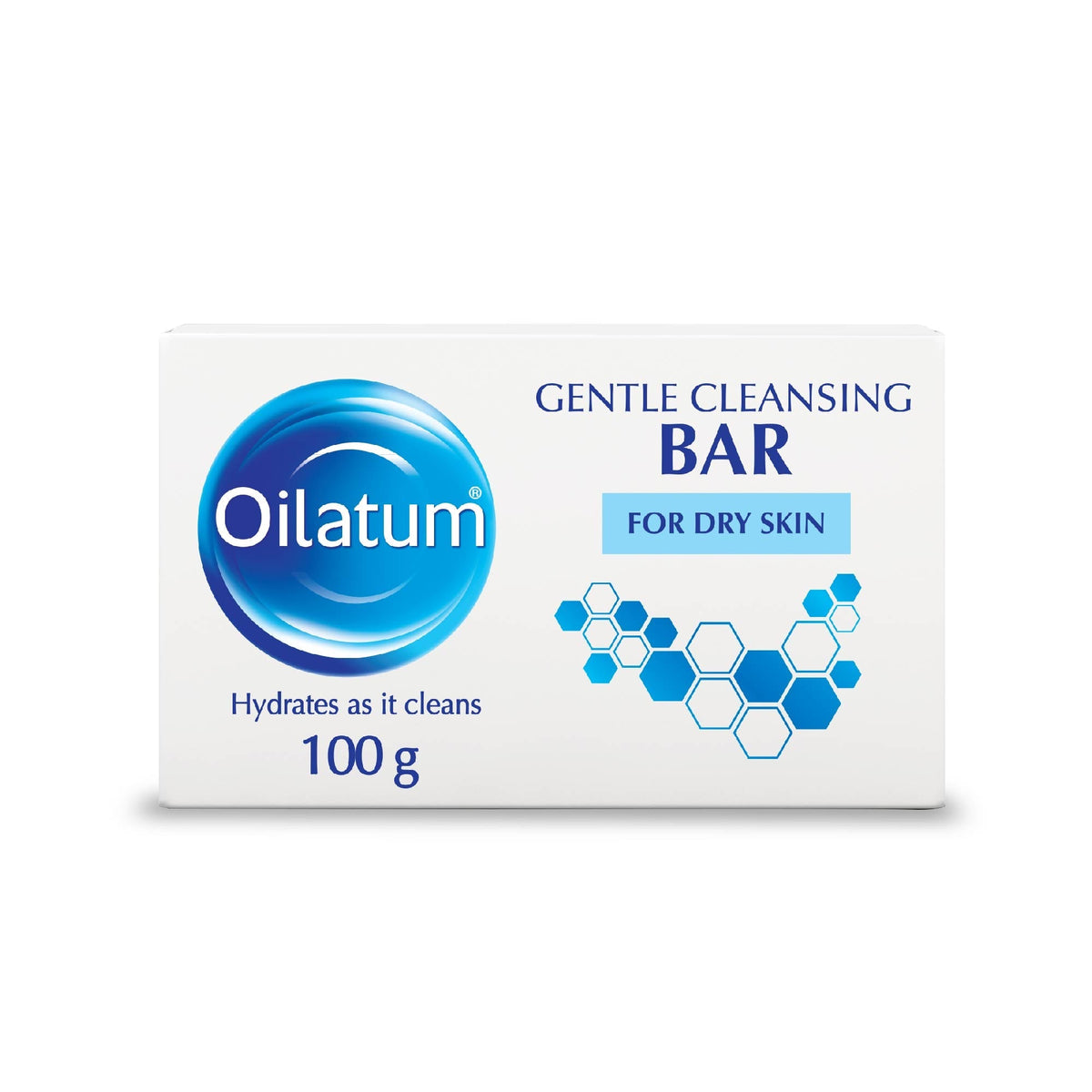 Oilatum Gentle Cleansing Bar for Dry Skin Hydration & Soap-free Cleanse 100g