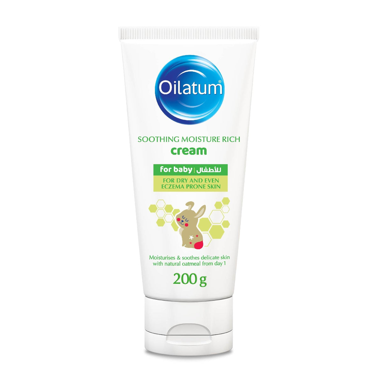 Oilatum Baby Soothing Moisture Rich Cream with Natural Oatmeal for Dry Sensitive Skin 200g