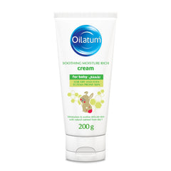 Oilatum Baby Soothing Moisture Rich Cream with Natural Oatmeal for Dry Sensitive Skin 200g