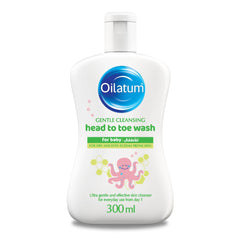 Oilatum Baby Gentle Cleansing Head to Toe Wash for Dry & Eczema Skin 300ml