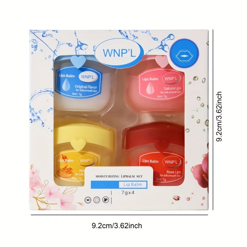 4/6/8PCS Moisturizing Lip Balm Set, Hydrating, Keep All-Day Moisture For Dry Lips, Long-lasting Effect, Men & Women Valentine's Day Gifts