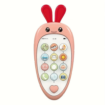 Baby Phone Toys Bilingual Telephone Teether Music Voice Toy Early Educational Learning Machine Electronic Children Gift Baby Toy Christmas/Halloween/Thanksgiving Day Christmas Halloween Thanksgiving Gifts