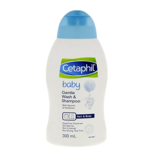 Cetaphil Baby Gentle Wash & Shampoo 300ml | Tear-Free Care