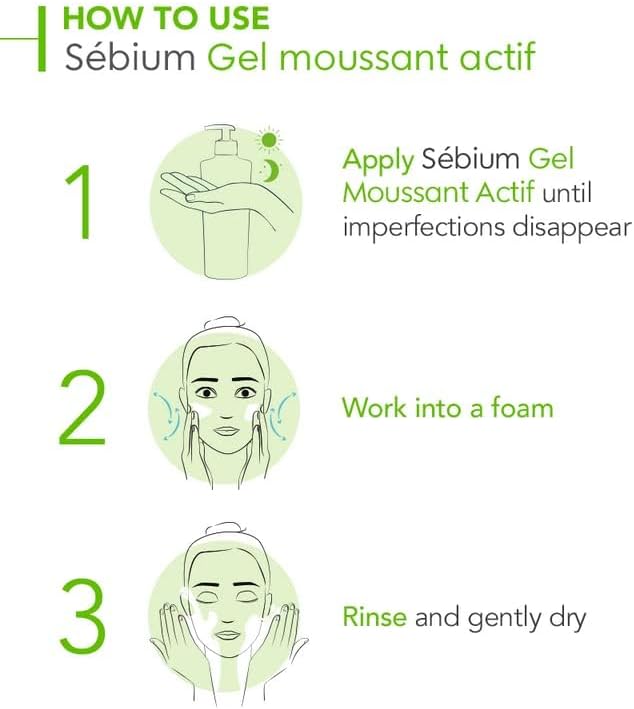 Bioderma Sebium Gel Moussant Actif 200ml
