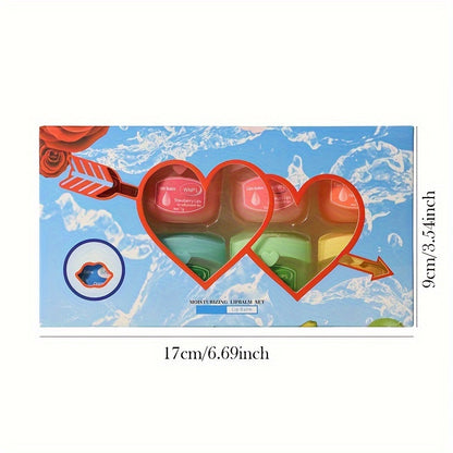 4/6/8PCS Moisturizing Lip Balm Set, Hydrating, Keep All-Day Moisture For Dry Lips, Long-lasting Effect, Men & Women Valentine's Day Gifts