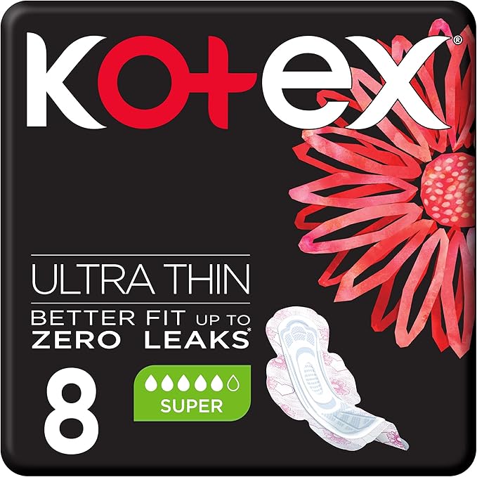 Kotex 61268831 Ultra Thin Super Pad 8S