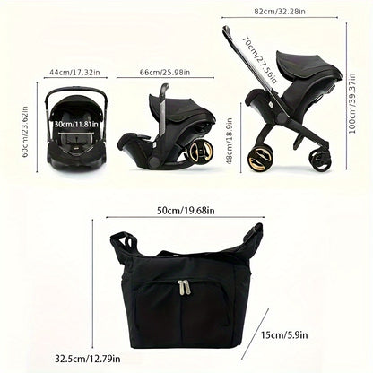 Ultra-Lightweight Folding Baby Stroller with Bag - Multi-Functional, Portable, and Compact Design for Easy Travel - Ideal for New Parents and City Living