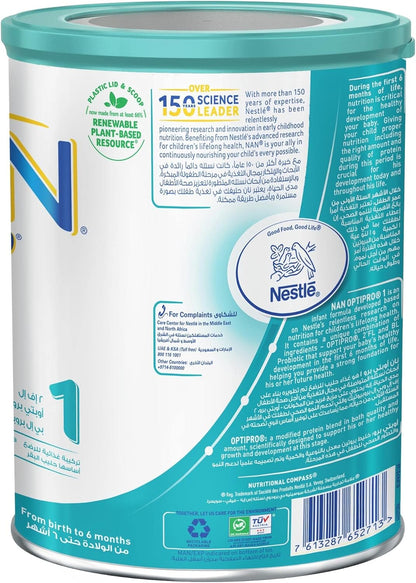 Nestle Nan Optipro 1 Starter Infant Formula – Available in 400g & 800g