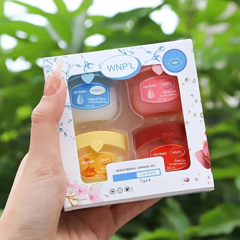 4/6/8PCS Moisturizing Lip Balm Set, Hydrating, Keep All-Day Moisture For Dry Lips, Long-lasting Effect, Men & Women Valentine's Day Gifts