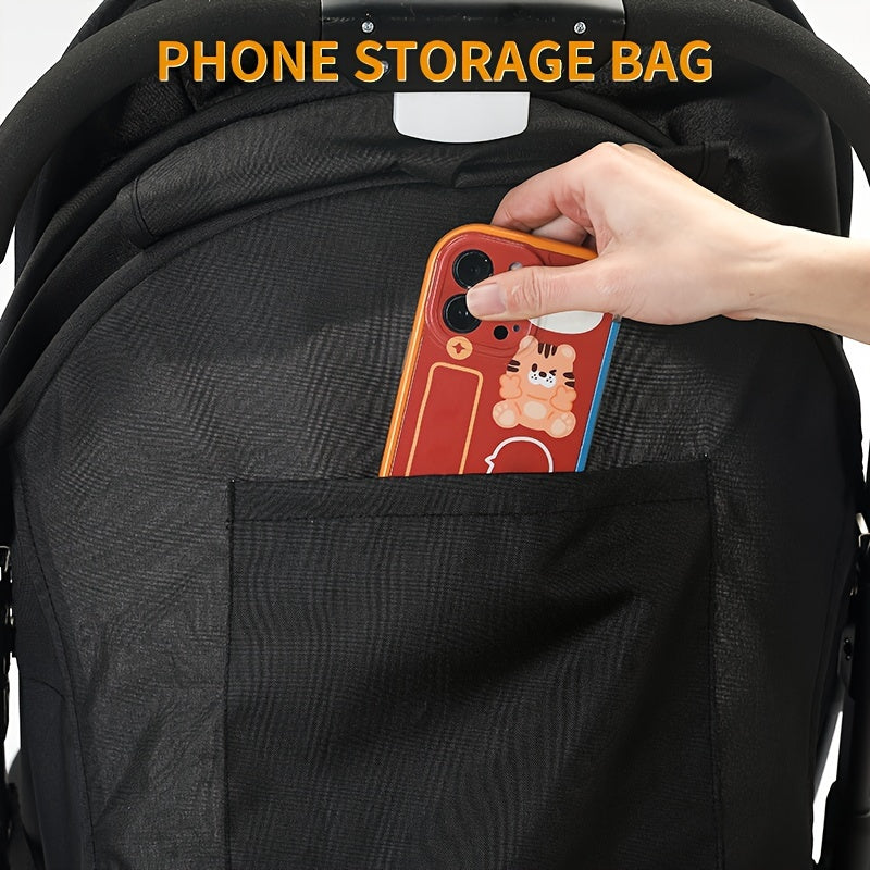 Baby stroller, one click folding, safety guardrail, lightweight foldable portable four-wheel children's handcart, baby umbrella cart, As Halloween, Chrismas Gift