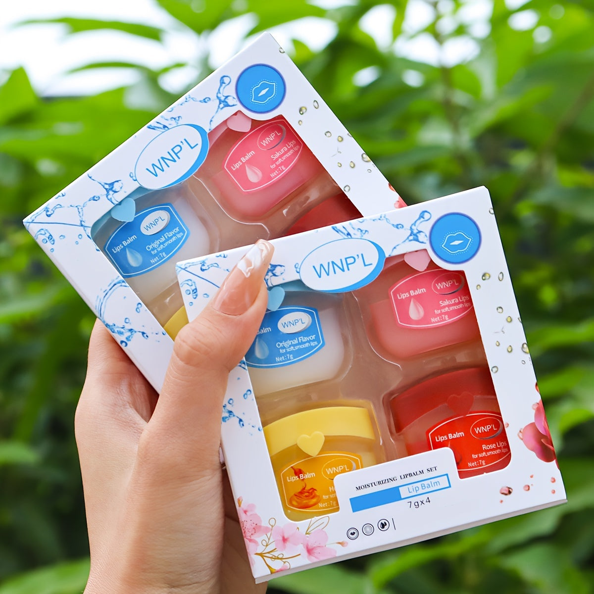 4 PCS Moisturizing Lip Balm Set, Made With Safe Ingredients Lip Balm, Hydrating & Smoothing, Keep All-Day Moisture For Lip, Long-lasting Effect, Christmas And Halloween Gifts