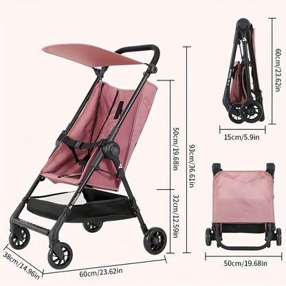 Baby Stroller, Newborn Stroller, Stroller For Baby, Baby Travel Stroller, Lightweight Baby Stroller, Easy To Walk Your Baby, Suitable For Travel, As Halloween, Chrismas Gift