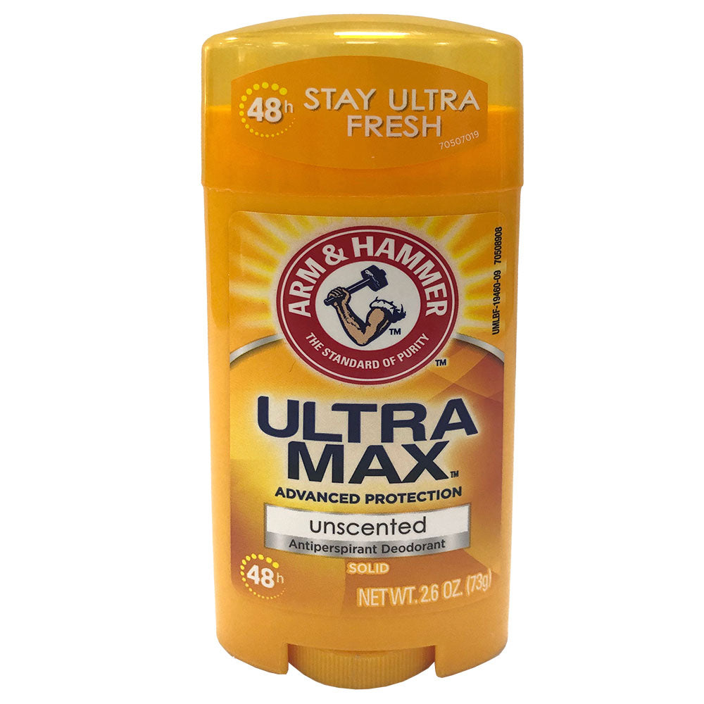 Arm & Hammer Ultra Max Unscented Antipers Deodorant 73g
