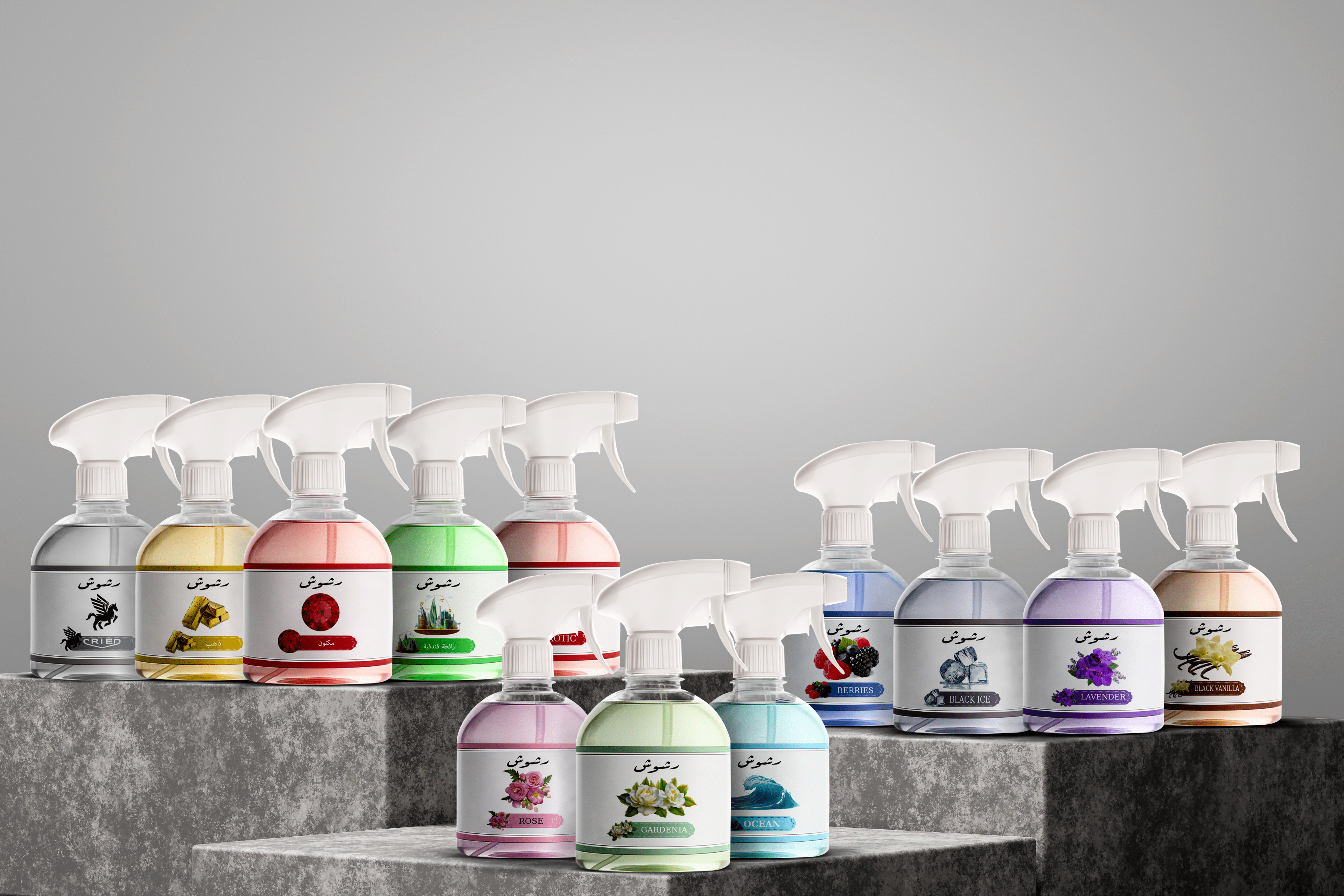 Rashosh Air Freshener – 12-Pack Mixed Fragrances | Home & Car Freshener | Limited Offer 40% Off