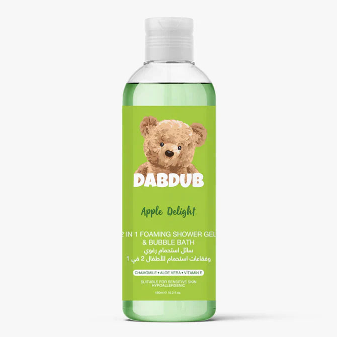 Dabdub 2in1 Foaming Shower Gel & Bubble Bath 480ml