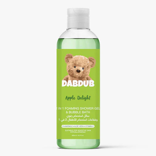 Dabdub 2in1 Foaming Shower Gel & Bubble Bath 480ml