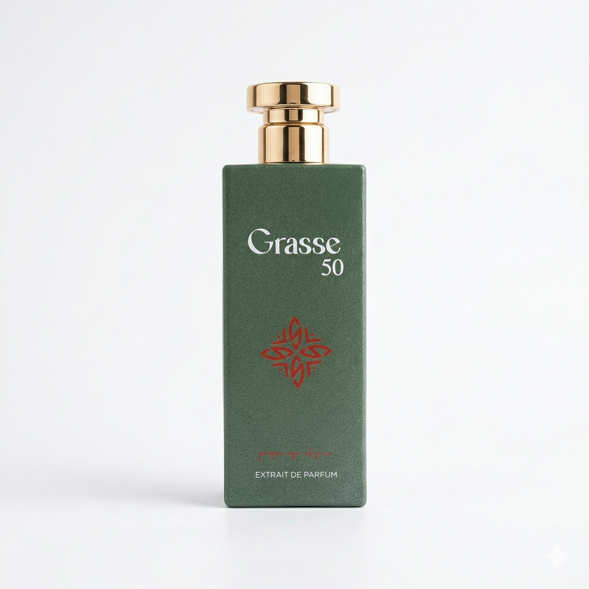 Grasse 50 Extrait De Parfum 80ml green bottle woody spicy fragrance Amouage Purpose 50 alternative UAE