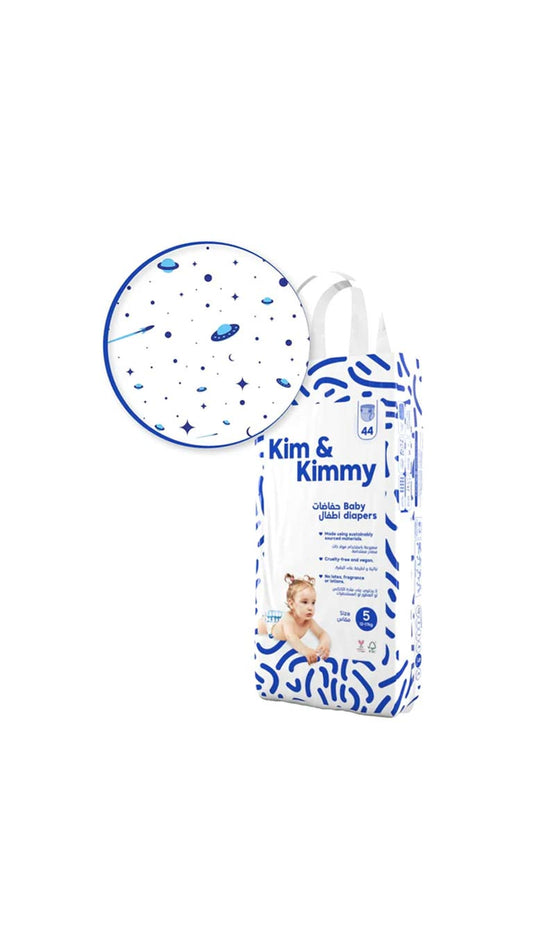 Kim & Kimmy - Size 5 Diapers,12-17kg, qty 44
