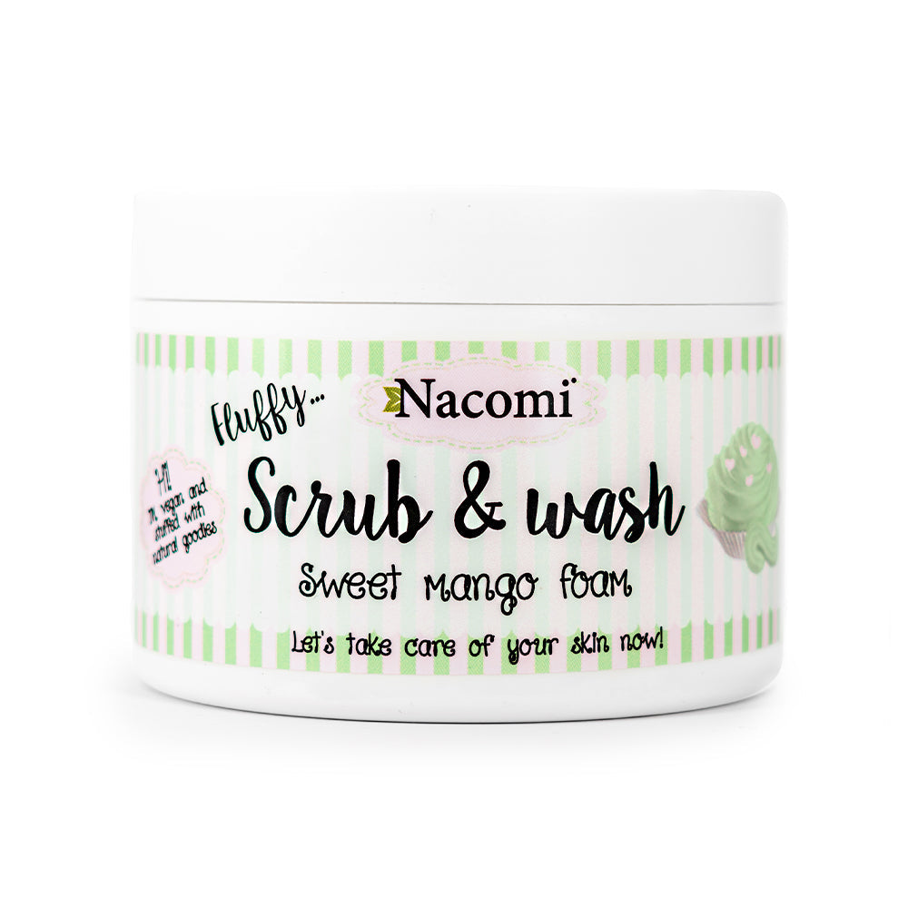 Nacomi Fluffy Scrub & Wash Sweet Mango Foam 180ml